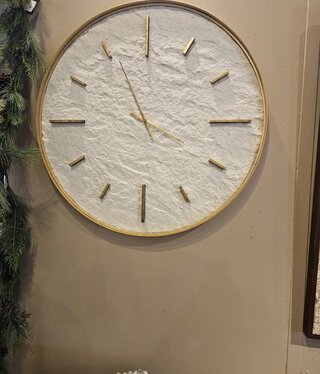 Uttermost Stone Serenity Clock 35Dia x 2D