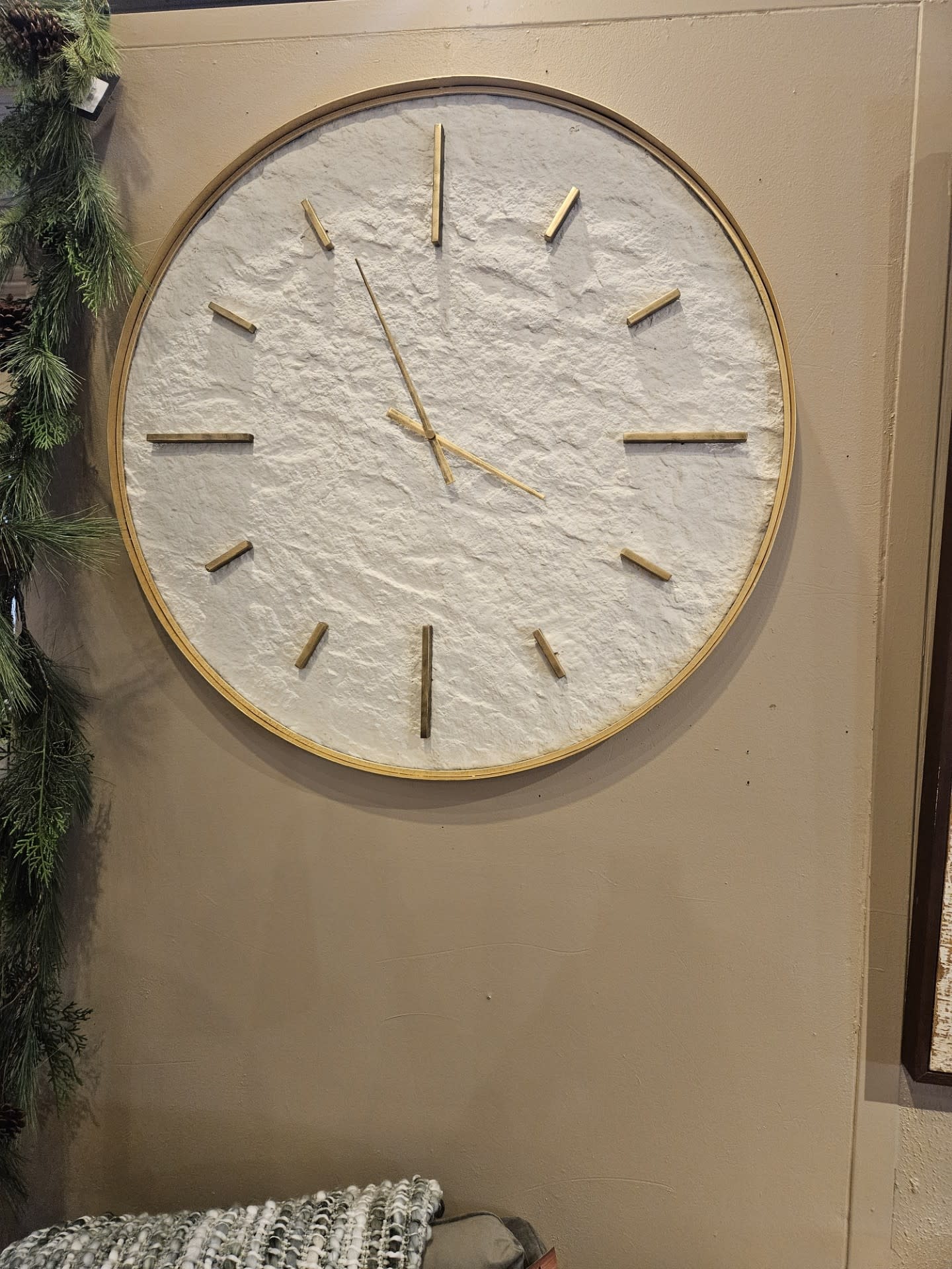 Uttermost Stone Serenity Clock 35Dia x 2D