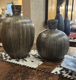 Uttermost Islander Black Vase-SMALL 10x12x10