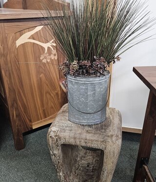 Uttermost Loophole Accent Table 16Wx4Dx18H Bleached Wash