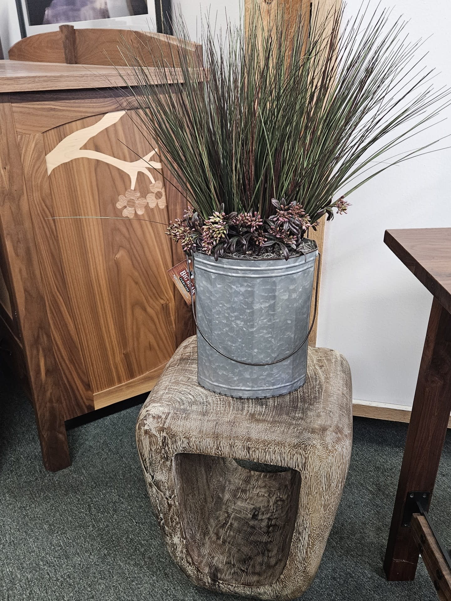 Uttermost Loophole Accent Table 16Wx4Dx18H Bleached Wash