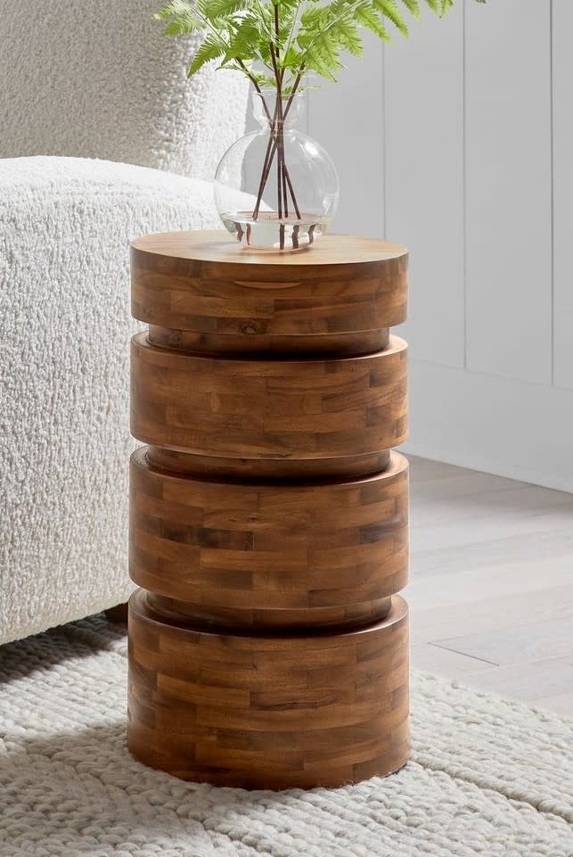 Uttermost Boone Drink Table 12Dia x 21H