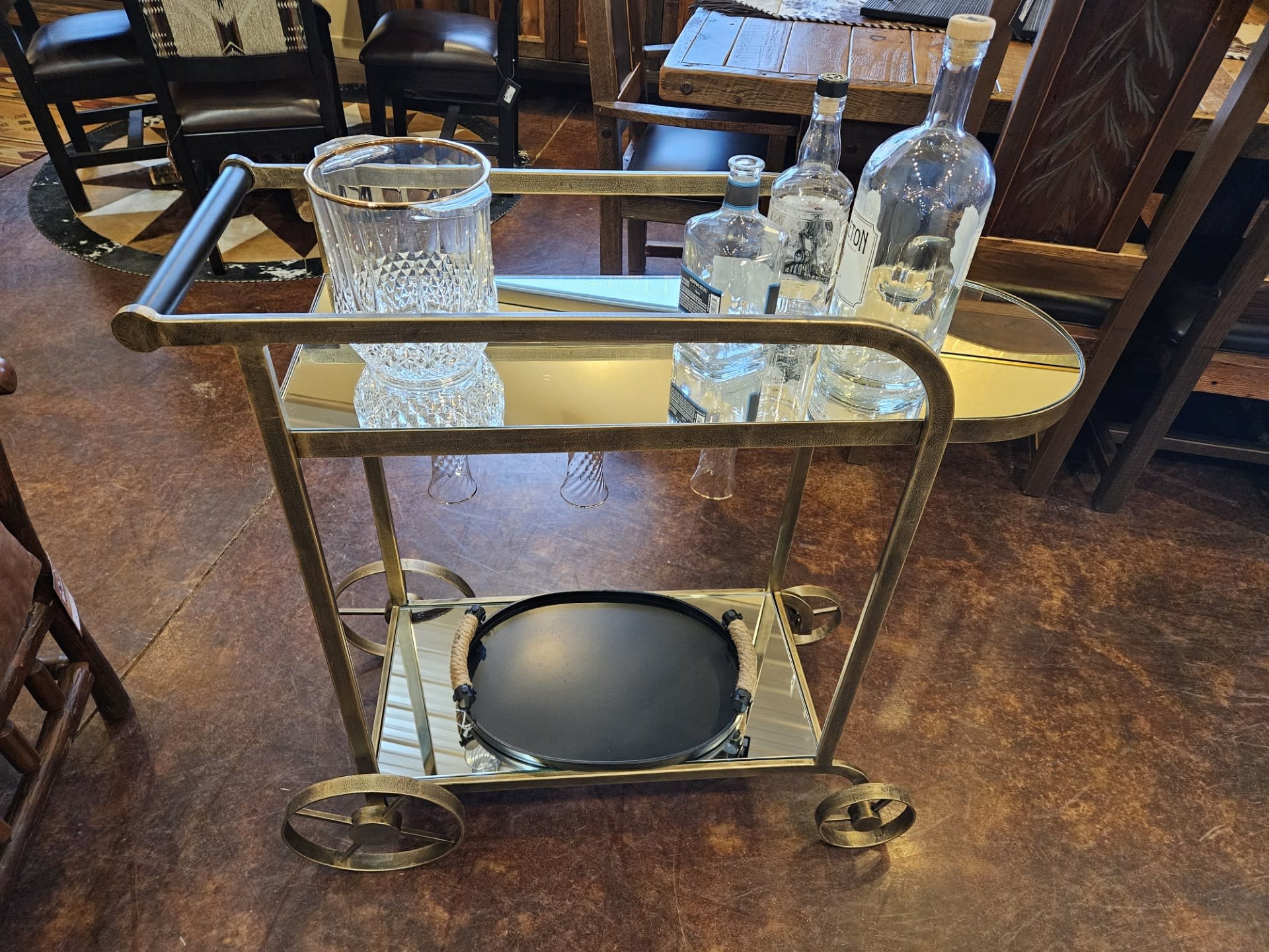Uttermost Carrinho Bar Cart 36x16x36H