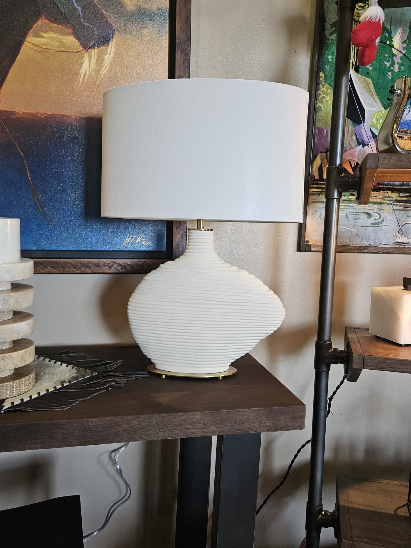 Uttermost Duostacked Table Lamp, 24H