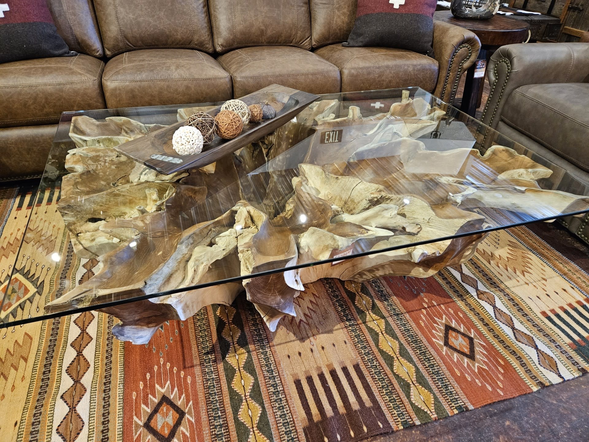 Uttermost Center Root Coffee Table 58x38x16H