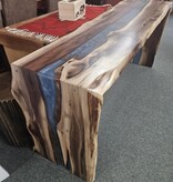 Stone River Waterfall Live Edge Sofa Table 18x72x30H