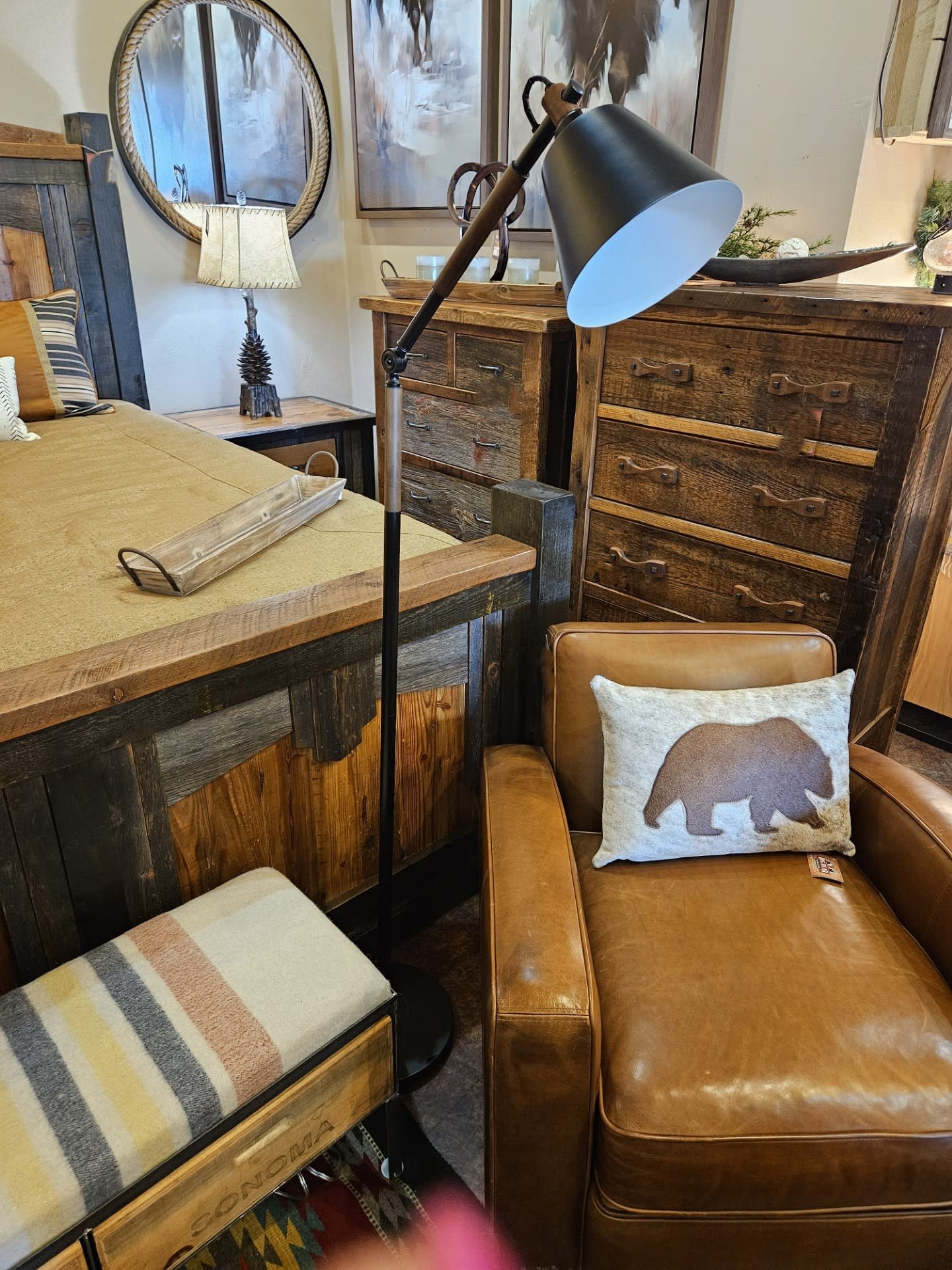 Crestview Churchill Floor Lamp