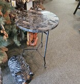 Crestview Pennington Petrified Wood Accent Table 16Dx24H
