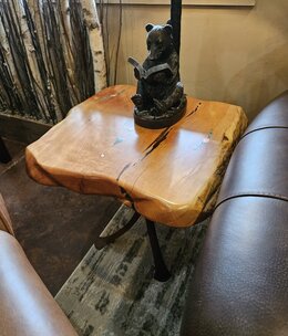Timeless Timbers Timeless Timbers Prescott LG End Table (Live Edge)