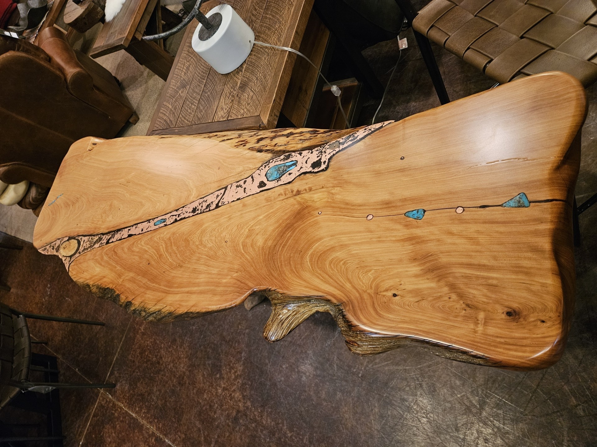 Timeless Timbers Timeless Timbers Prescott Sofa Table (LIve Edge)