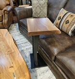 Stone River Sofa Server/Chair Side Table - WALNUT