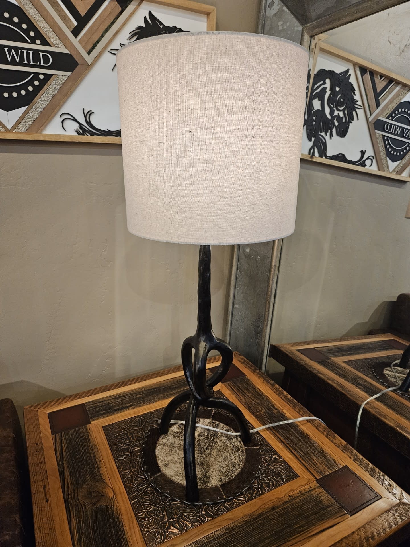Crestview Twisted Root Table Lamp, 37.5"H