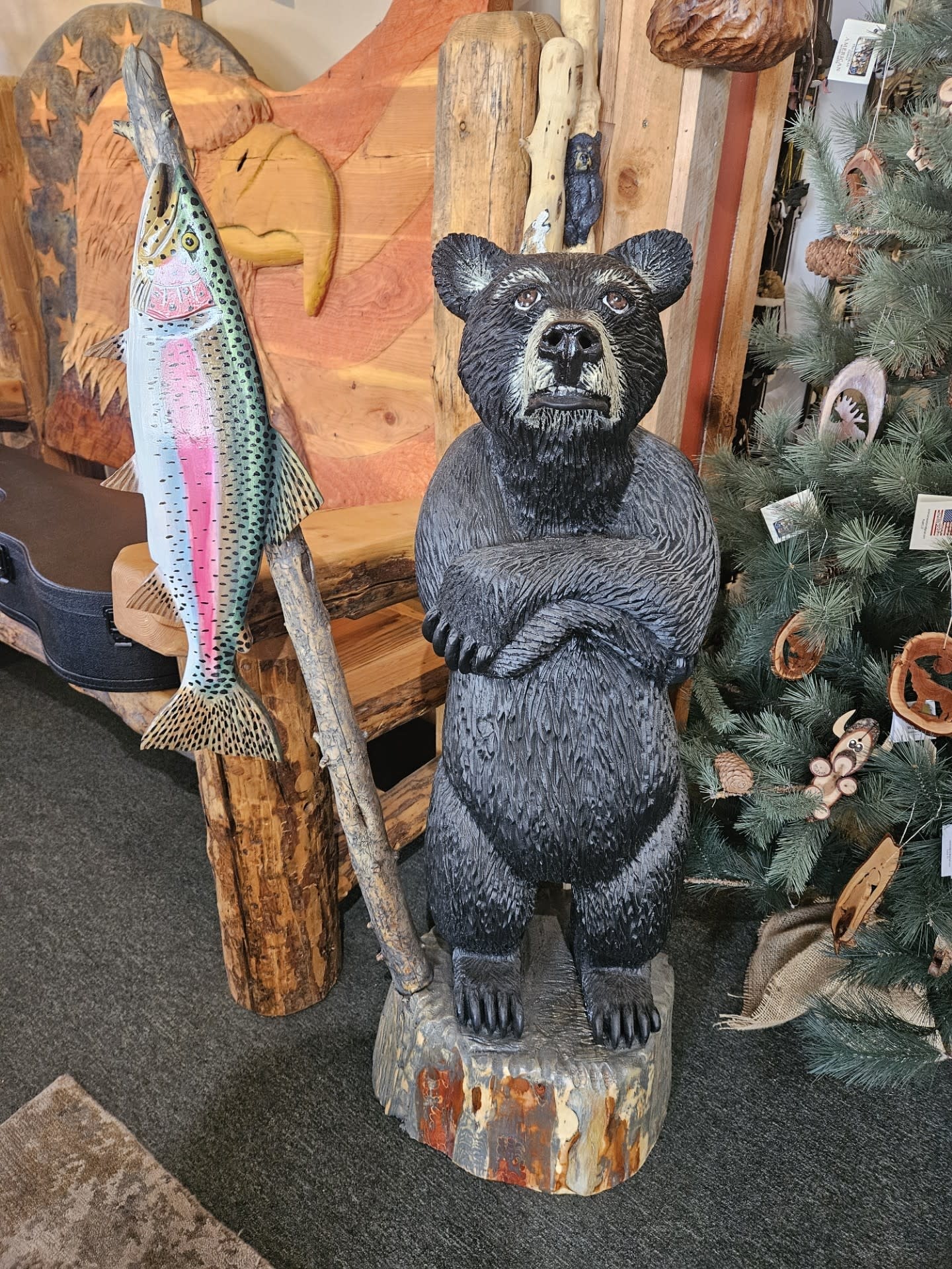 MCE Industries Chainsaw Bear w/Welcome Sign or Fish