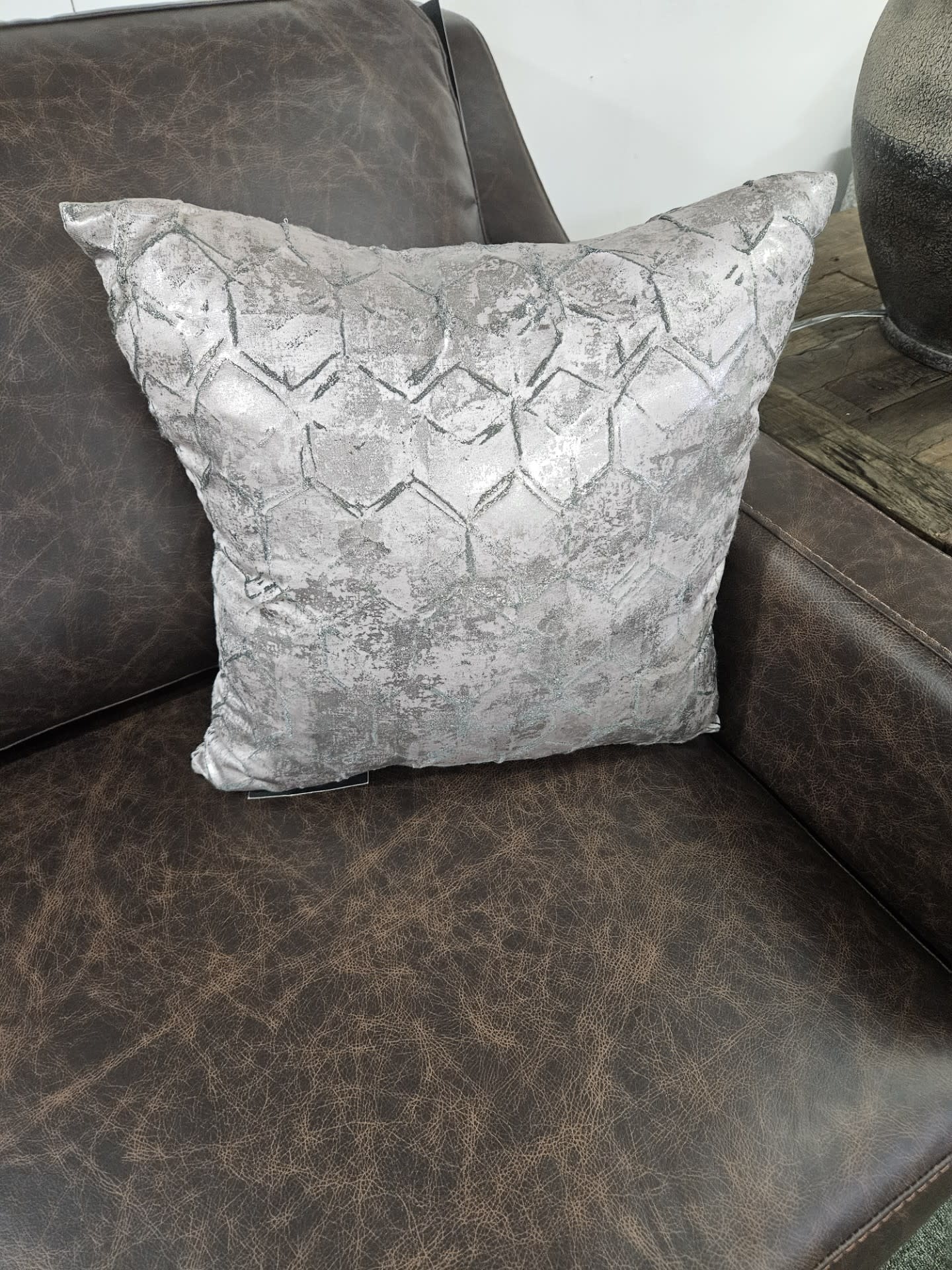 Old Hickory Pillow - Silver / Gray