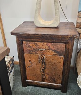 Artisans Copper Side/Entry/Nightstand 26x19x32H