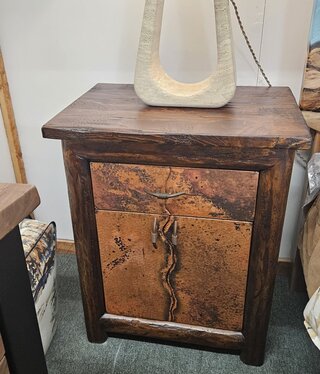 Artisans Copper Side/Entry/Nightstand 26x19x32H