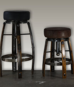 Artisans Swivel Tequila Stave Counter Stool - 24"H