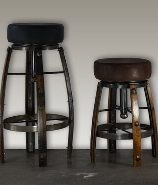 Artisans Swivel Tequila Stave Counter Stool - 24"H Artisans Swivel Tequila Stave Counter Stool - 24"H