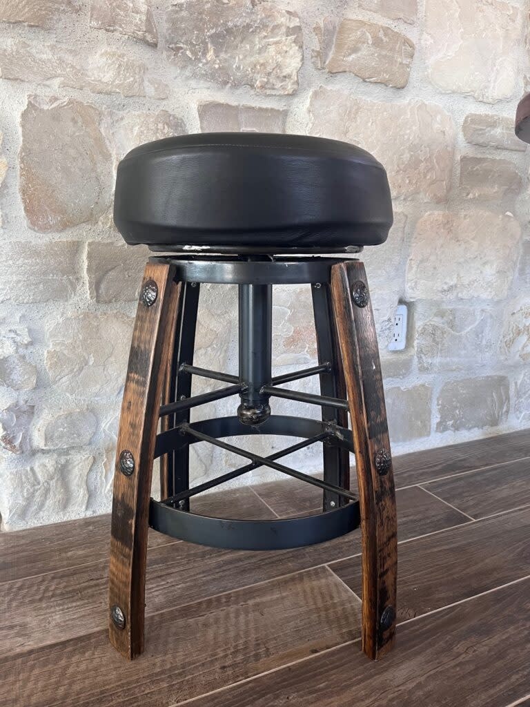 Artisans Swivel Tequila Stave Counter Stool - 24"H