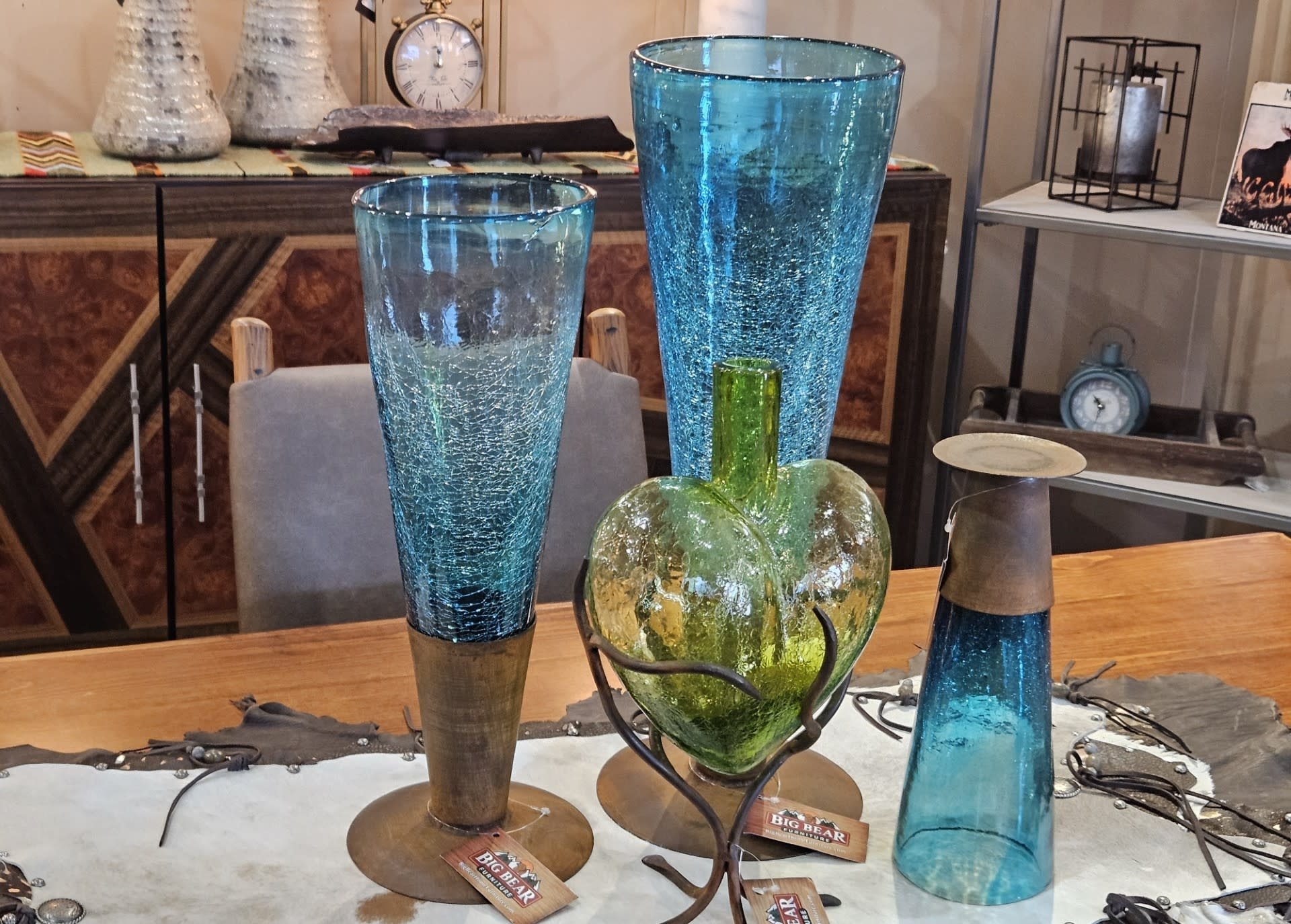 Artisans Reversible Glass Cone- SMALL - 7x19H