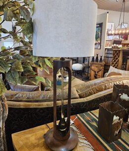 Artisans Arched Glass Tear Drop Table Lamp