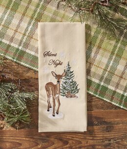 Park Design Silent Night Dishtowel (Deer)