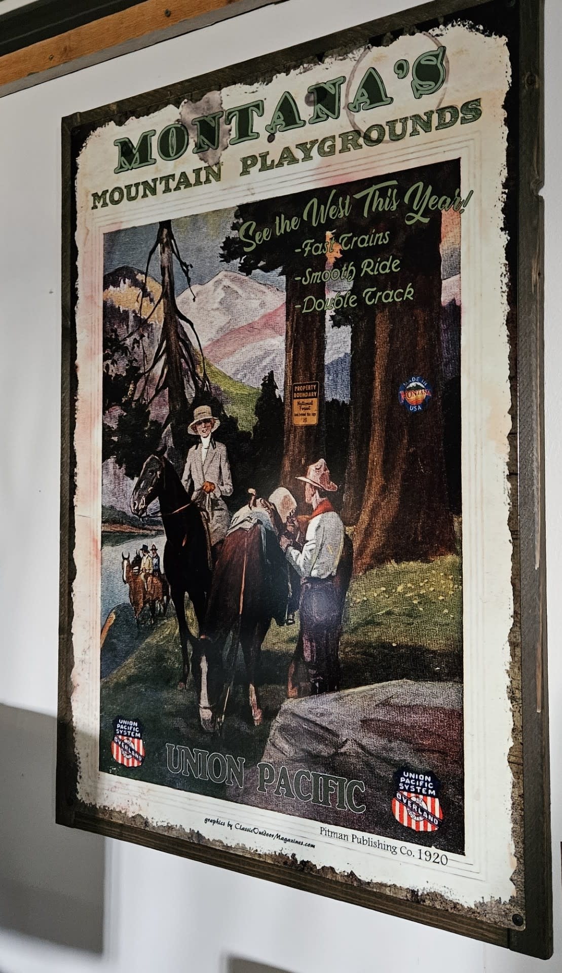 Classic Outdoor Magazines #23 Montana's Playground-Riders 24x36
