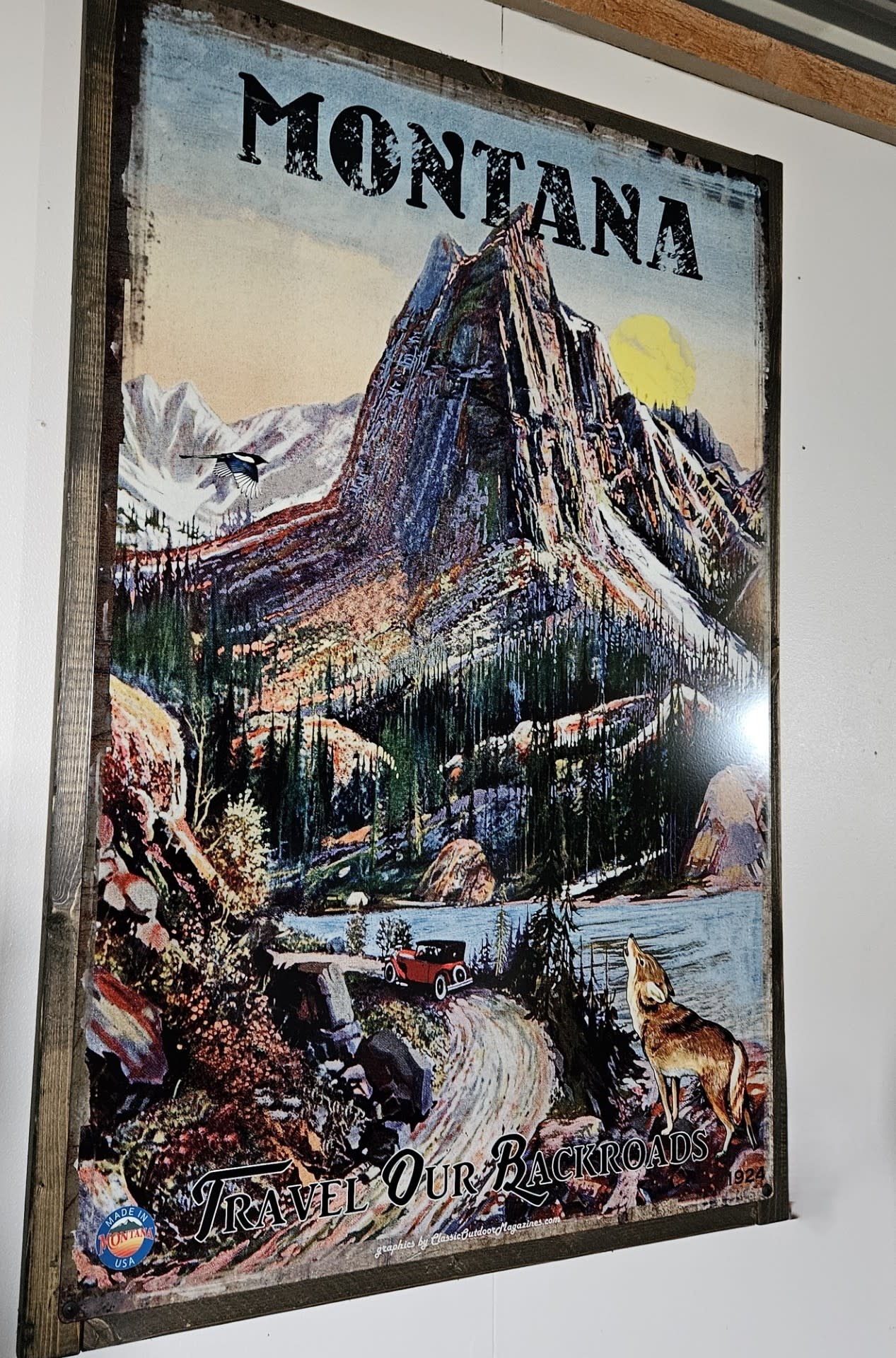 Classic Outdoor Magazines #24 Travel Backroads 24x36