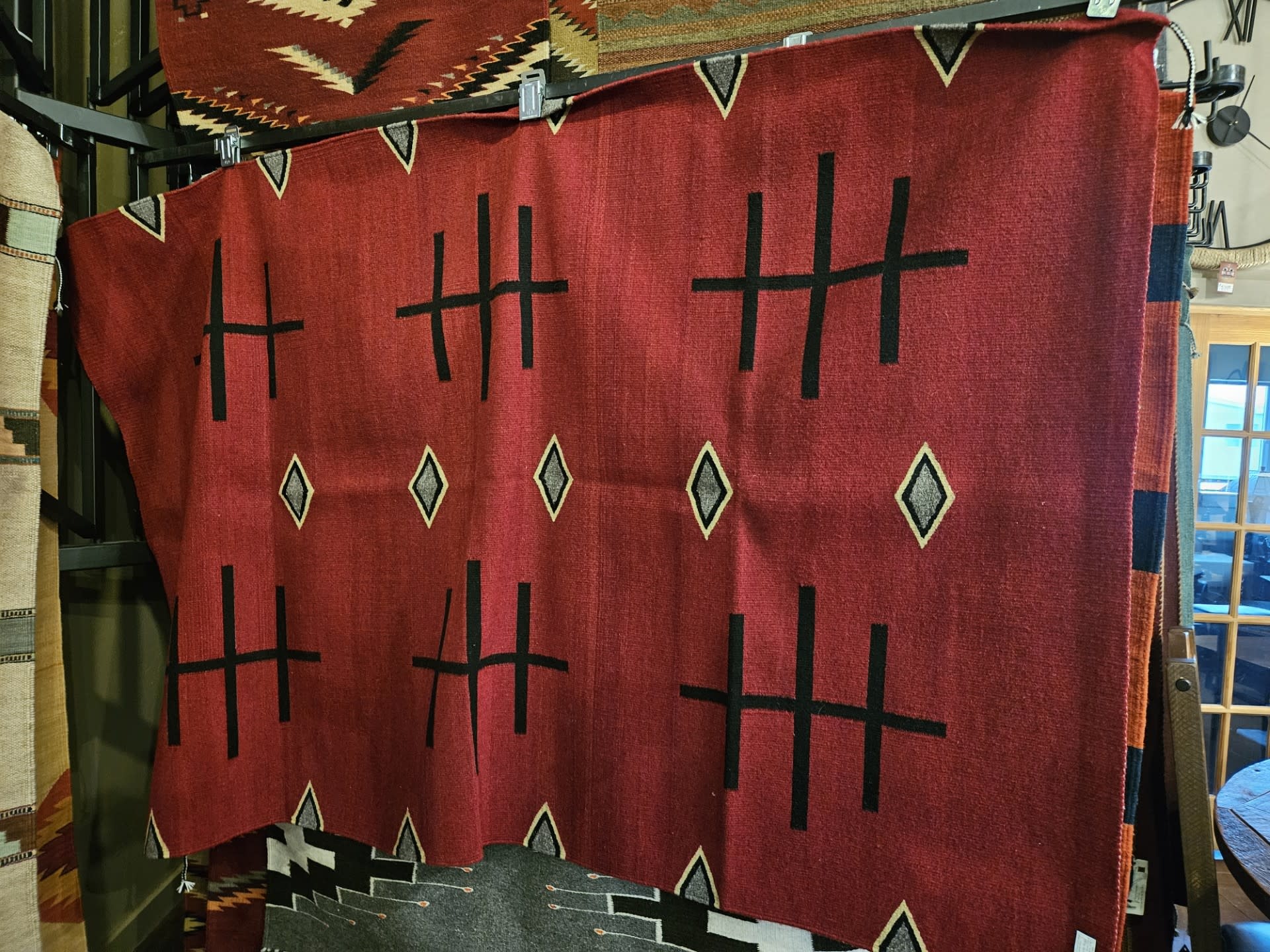 Co-Escalante Zapotec "Double Cross Red" 4x6  ER14833