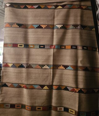 Co-Escalante Zapotec "Tipo Peru Cafe" 6.5x10  ER14031 Co-Escalante Zapotec "Tipo Peru Cafe" 6.5x10  ER14031