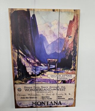 Classic Outdoor Magazines #40 Tour West 12x18 Wood Sign