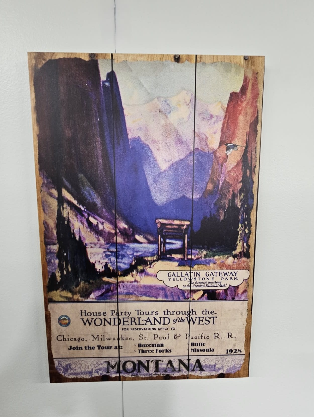 Classic Outdoor Magazines #40 Tour West 12x18 Wood Sign