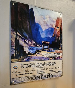 Classic Outdoor Magazines #40 Tour West 12x15 Metal Sign