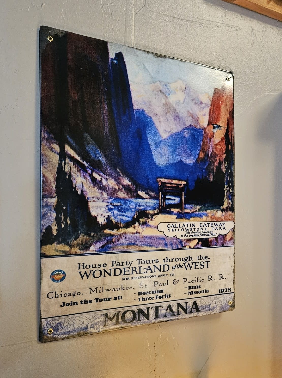 Classic Outdoor Magazines #40 Tour West 12x15 Metal Sign
