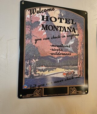 Classic Outdoor Magazines #14 Hotel Montana 12x15 Metal Sign Classic Outdoor Magazines #14 Hotel Montana 12x15 Metal Sign