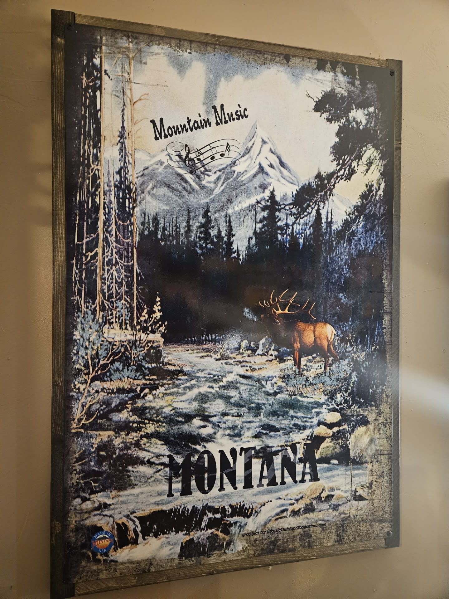 Classic Outdoor Magazines #5 Mountain Music 24x36