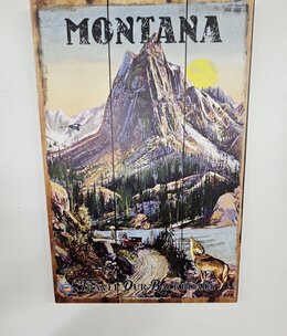 Classic Outdoor Magazines #24 Travel Backroads 12x18 Wood Sign