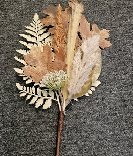 Sullivans Pampas Mixed Foliage Pick 16"H