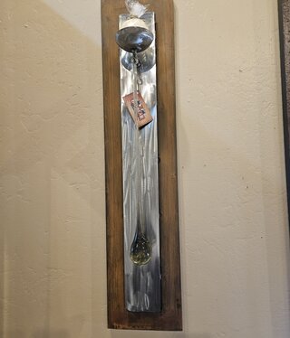 Artisans Modern Urban Candleholder w/20" Teardrop 8x8x36H