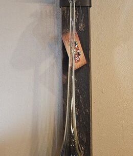 Artisans Curved Tequila Stave w/15" Teardrop 3x7x36H w/Candle