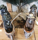 MCE Industries 18" Fishing Bears in Canoe