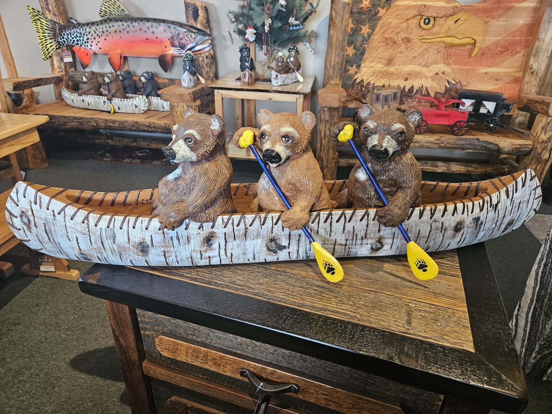 MCE Industries 4' Canoe with 3 Bears