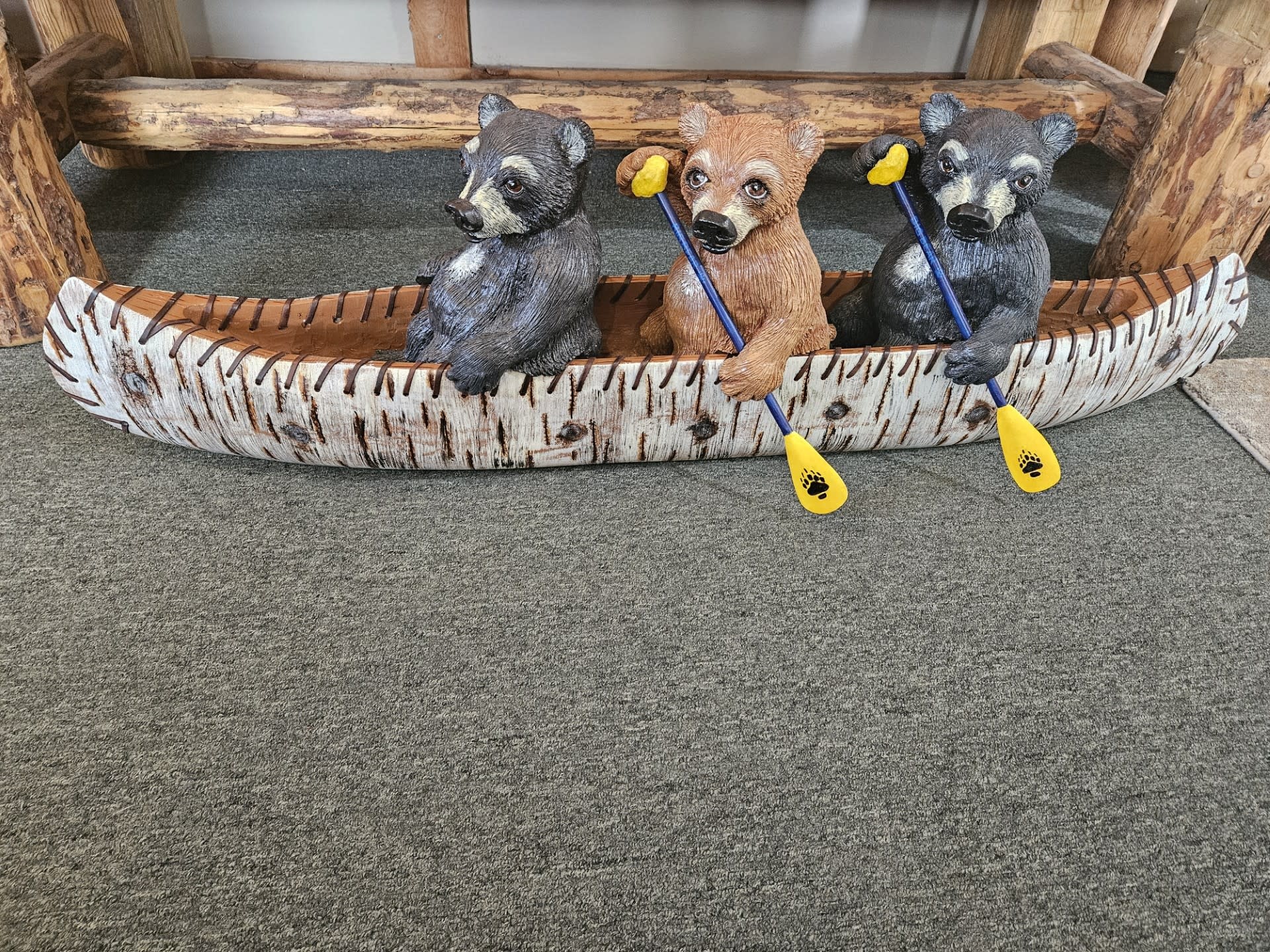 MCE Industries 4' Canoe with 3 Bears