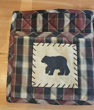 Park Design Bear Patch Pocket Potholder