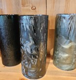 Melrose Green Pinetree & Deer LED Luminary 8.5"H