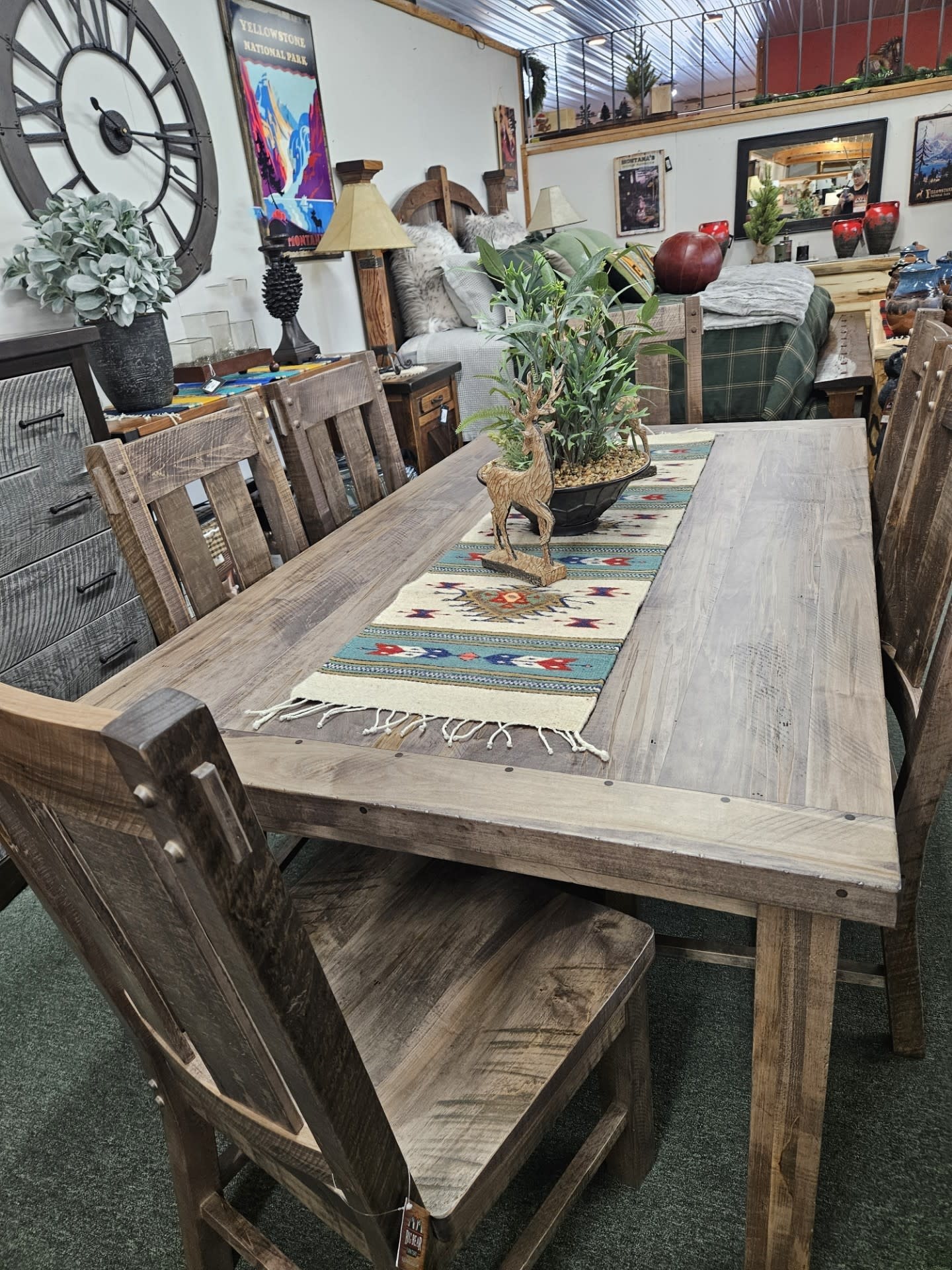 salt creek Western Plank Table 42x72