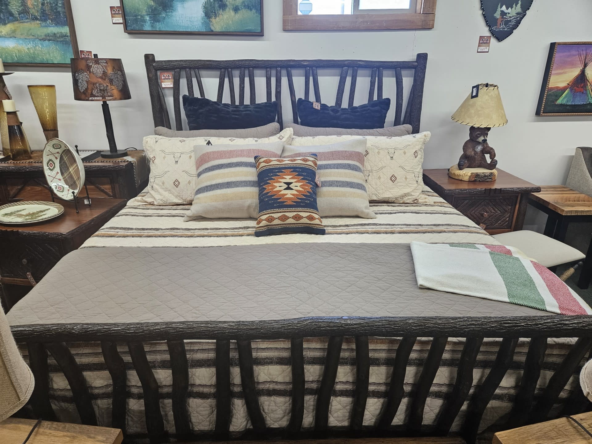 Old Hickory Keystone KING Bed