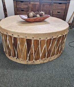 Kevan Peterson Large Drum CoffeeTable 48"Diameter x 20"H