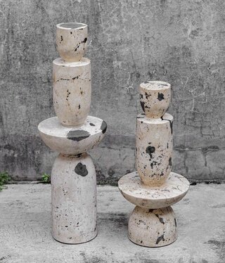 Uttermost Nouveau Tower Sculptures - SET of 2