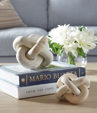 Uttermost Limestone Link Sculptures SET OF 2